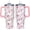 Flamingo, variant on School Bus Driver Gifts,40 oz Tumbler With Handle Lid and Straw,Back to School Thank You Appreciation/Birthday/Retirement Gifts For Bus Drivers,Yellow Travel Mug Coffee Cup