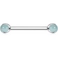 thumbnail image 3 of Glaciersei Nipple Ring Internally Threaded Nipple Barbell 14G Nipple Piercing Jewelry G23 Titanium, 3 of 5