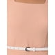 thumbnail image 5 of INSPIRE CHIC Vestido Midi de Iglesia Elegante de Cuello Cuadrado con Manga 3/4 y Cinturón con Pliegues en Color Rosa, 5 of 6