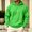Green, variant on kosheko Men's Oversized Drop-Shoulder Fleece Sweatshirt, Minimal Crescent Moon Graphic, Roomy Silhouette for Backyard Relaxation Black XXL