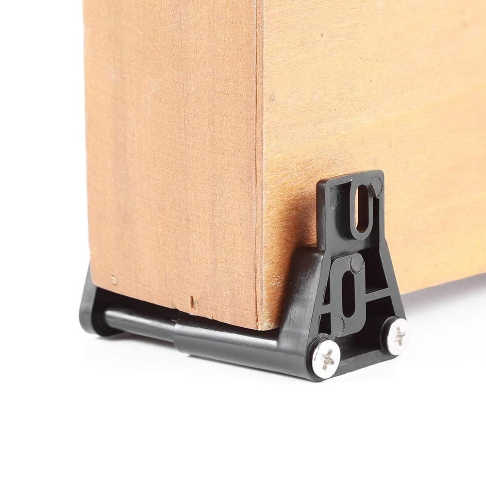 EECOO Wall Roller Guide,Premium Plastic Bottom Floor Guide Wall Mounted Sliding Barn Door Hardware with Screws Wall Roller Guide