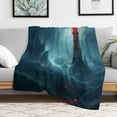 thumbnail image 5 of Ocean Lighthouse for Women Men Kids Flannel Throw Blankets Soft Fuzzy Lightweight for Home Decor Couch Bed Sofa, 5 of 8