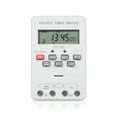 thumbnail image 1 of Mistaha Automatic Timer Switch with Microcomputer Time Control - 16 Programs, 1min-168hrs Range, 25A Load, White - ABS Material, AC220V - Ideal for Power Control, Includes AAA Battery - KG316TA, 1 of 6