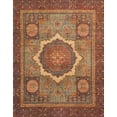 thumbnail image 1 of Ahgly Company Machine Washable Indoor Rectangle Abstract Tiger Orange Brown Area Rugs, 5' x 7', 1 of 7