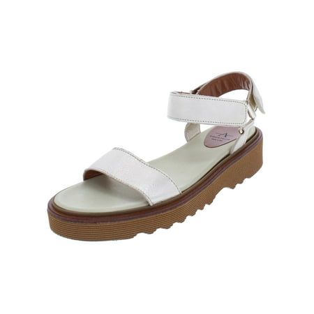 Womens Metallic Leather - Aquatalia Womens Wande Metallic Leather Platforms