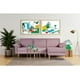 thumbnail image 1 of Sala Modular Reversible Makora Cavalli Con Memory Foam, Color Palo De Rosa, Lino Respaldo Reclinable De 3 posiciones., 1 of 10