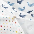thumbnail image 4 of jejeloiu Watercolor Whale Twin Duvet Cover,Ocean Animal Print Twin Bedding For Boys,Blue White,Polkadot Reversible,2pcs,1 Duvet Cover and 1 Pillowcase, 4 of 6