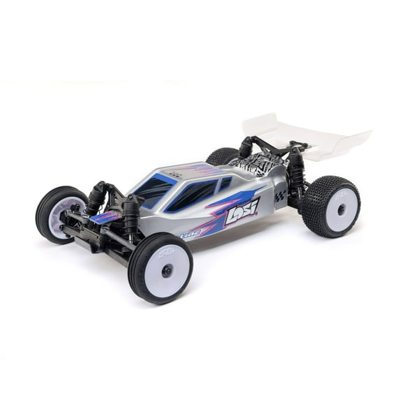 Losi Micro-B 2 Wheel Drive Buggy Silver RTR LOS00007T2