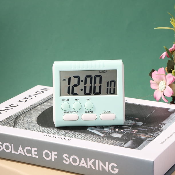 Temporizador de cocina digitalcuenta atrásalarmareloj de sueño (verde) Ndcxsfigh Nuevos Originales