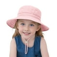 thumbnail image 3 of LRen Breathable Fisherman Sun Hat for Babies And Toddlers Up To 6 Years Lightweight Summer Beach Cap for Outdoor Play Light Pink, 3 of 6