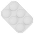thumbnail image 1 of Yuarrent Moldes de silicona para jabón de media esfera, utensilios para hornear, utensilios para decoración de tortas con pudín, molde para Fondant de Herramientas y accesorios para hornear Blanco Yuarrent HA002563-02, 1 of 1
