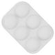 thumbnail image 1 of Yuarrent Moldes de silicona para jabón de media esfera, utensilios para hornear, utensilios para decoración de tortas con pudín, molde para Fondant de Herramientas y accesorios para hornear Blanco Yuarrent HA002563-02, 1 of 1