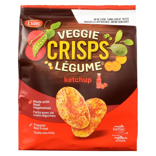 Dare Veggie Crisps Ketchup Cracker Chips, 100g Walmart.ca
