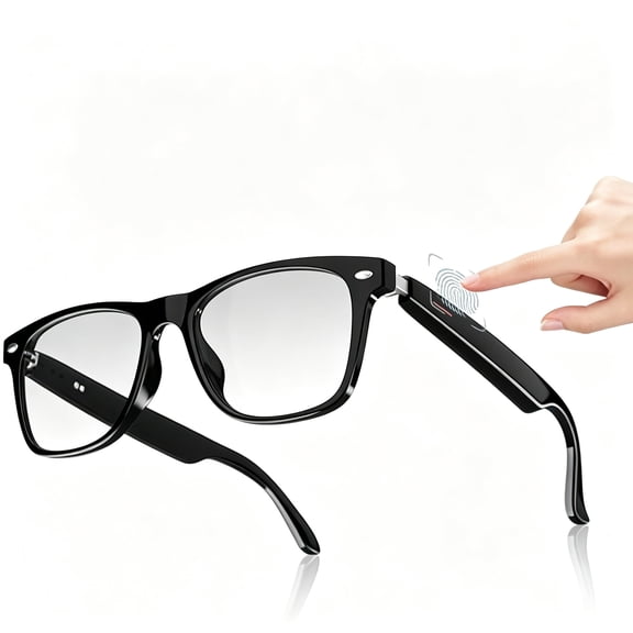 HBMYN Smart Glasses,Ai Smart Glasses with Hd Camera,Take Photos,Music Playback,Hands-Free Calling,For Men Women