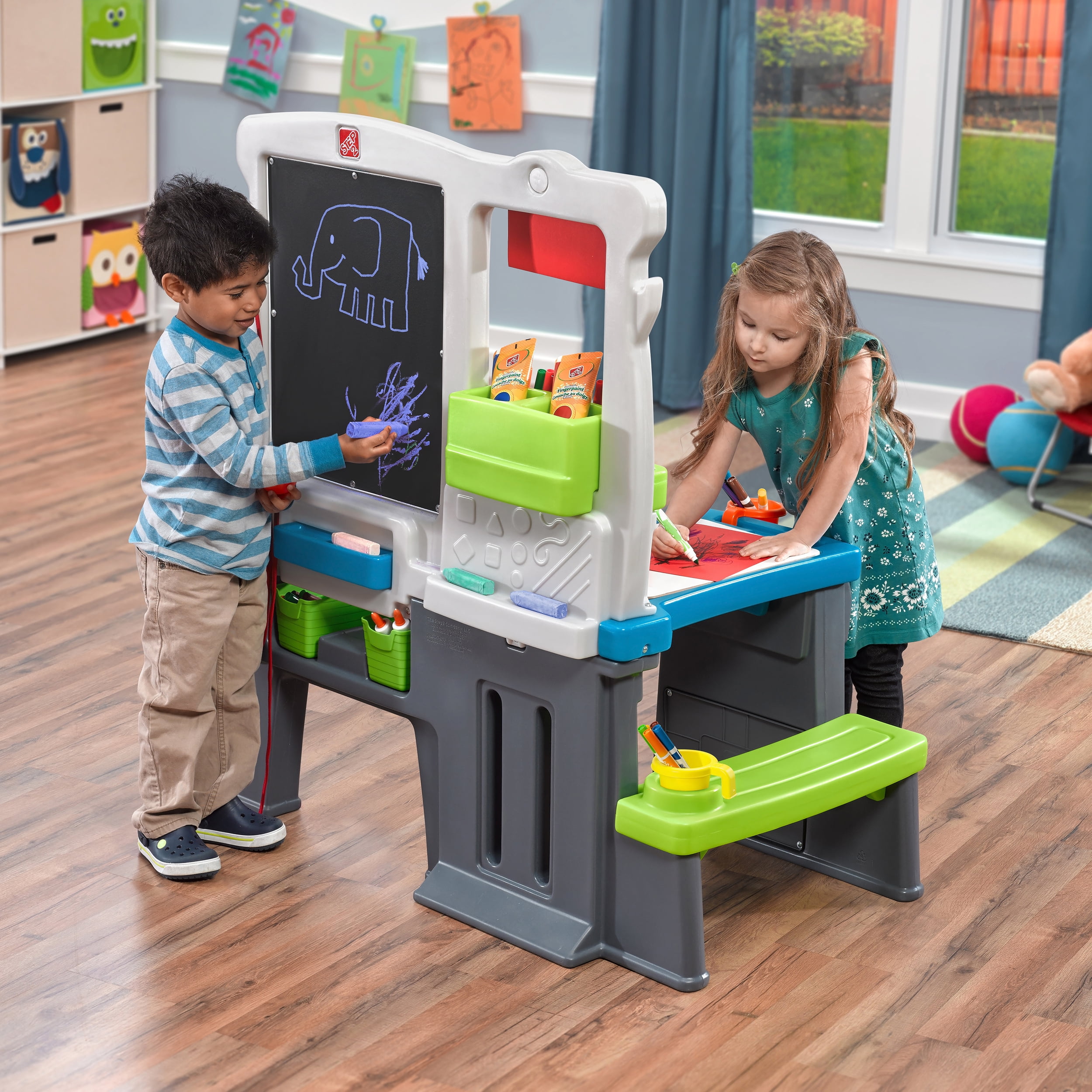 Step2 Great Creations Art Center Desk with Easel, Multi