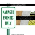 thumbnail image 2 of (2 Pack) Park at Your Own Risk Estacione a Su Propio Riesgo | 18" X 24" Heavy-Gauge Aluminum Sign | Rust Free Aluminum, Weather Resistant, Waterproof, Fade Resistant, 2 Pre-drilled, 2 of 4