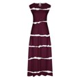 thumbnail image 4 of Vestido de tirantes de camisola sólida de manga corta con estilo de verano para mujer OAVQHLG3B Store  lin121212, 4 of 4