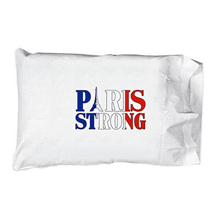 Pillow Case Single Pillowcase Paris Strong Red White And Blue
