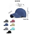 thumbnail image 1 of stanreset Women Baseball Cap Ponytail Sports Hat Spring Autumn Adjustable Buckle Fashionable for Running Leisure Sporting Accessory Gray, 1 of 6