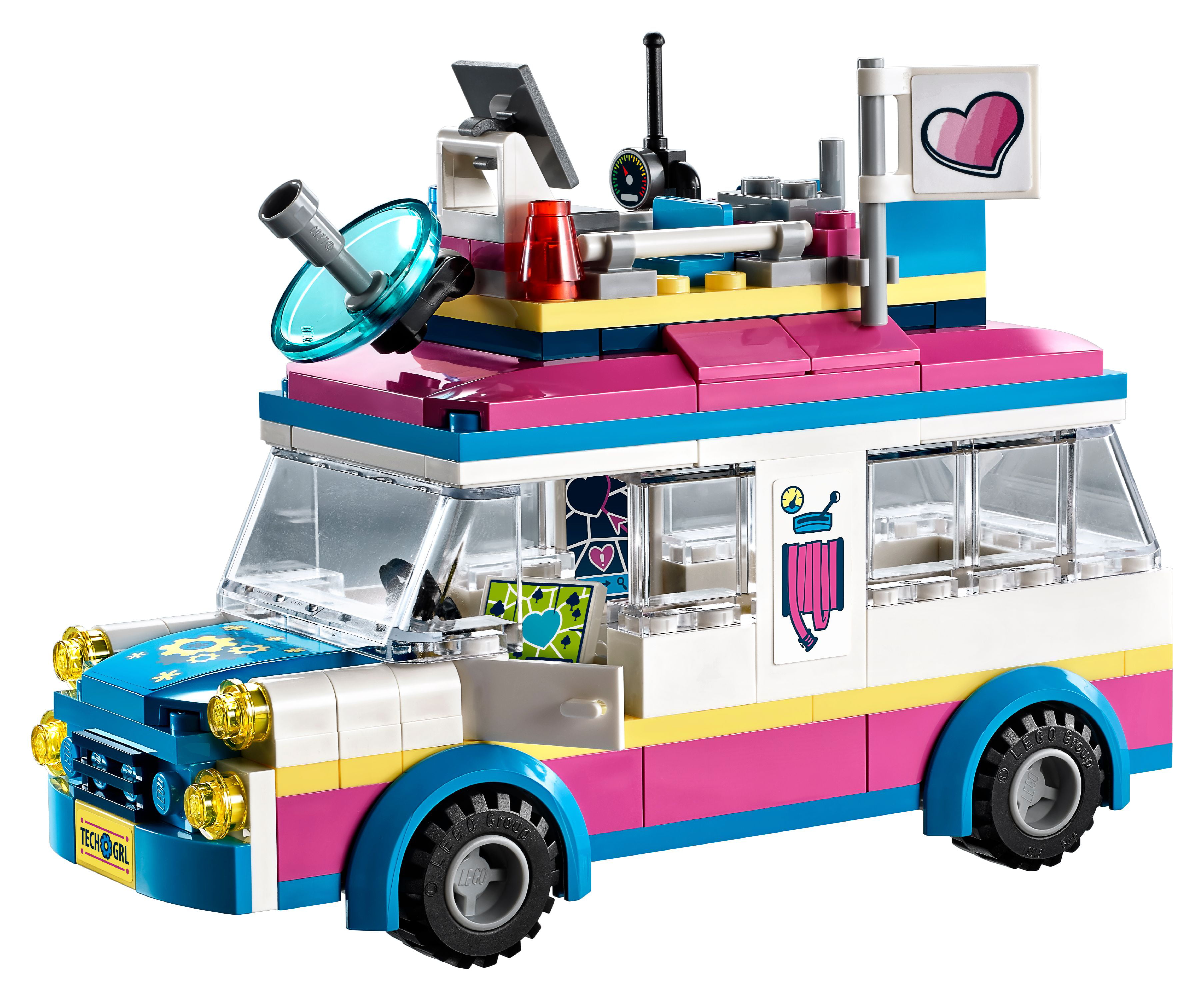 Sekretær Jakke regering LEGO Friends Olivia's Mission Vehicle 41333 - Walmart.com