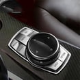 thumbnail image 3 of Chrome Multi-Media 7 Button Cover Decor Trim For Bmw 3 4 5 6 X5 X6 Series Idrive, 3 of 5