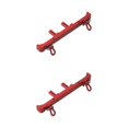 thumbnail image 4 of mmirethe Durable RC Metal Rear Bumper with Strong Shackles for ZP1001 ZP1002 ZP1003 1/10 RC Car Accessories Red 141mm 2Set, 4 of 6