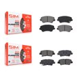 thumbnail image 1 of SIM Front Rear Semi-Metallic Brake Pads Kit for Car Kia Forte Hyundai Veloster Forte5 Elantra GT KSM-100525, 1 of 8