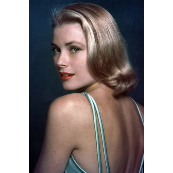 Grace Kelly Striking Porttrait Looking Over Shoulder 24x36 Poster