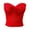 Red, variant on GDREDA Crew Neck Tank Tops For Women Elegant Strapless Solid Color Knit Top For Women Stretchable Tube Bandeau Bra Crop Tops For Casual Or Party Wear Women's Tanks & Camis Black,M