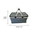 thumbnail image 2 of Insulated Picnic Cooler Bag Folding Portable Thermal Food Storage Container Leakproof Design for Outdoor Lunches Beach Trips, Ukhbmc | F, 2 of 2