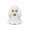 White A, variant on White Ghost LED Lighted Resin Sculptures Set, Hear See Speak No Evil Design, Cute Spooky Ornament for Halloween Tiered Tray Mantel Shelf, Festive Home Tabletop Decoration