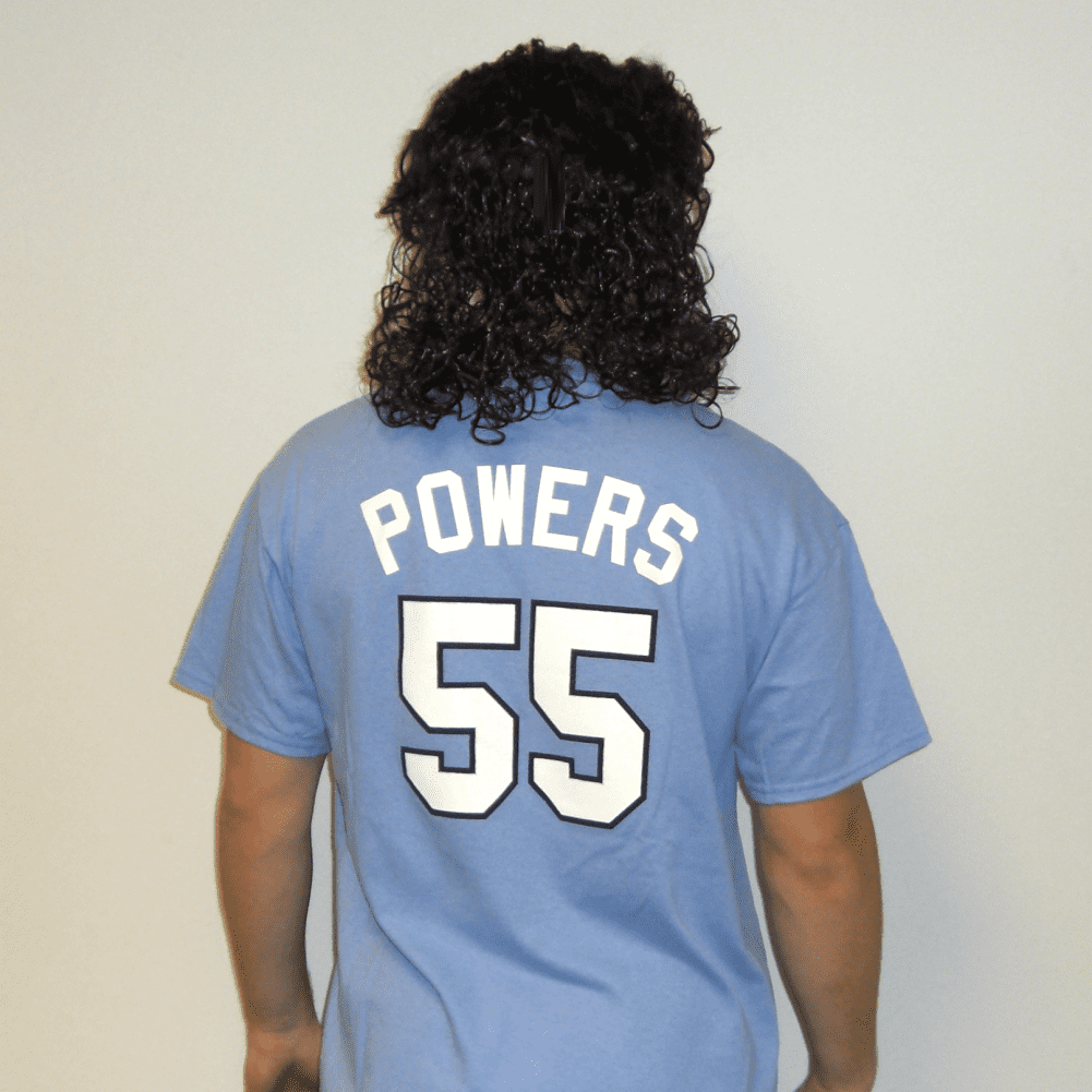 Curly Black Mullet Wig Adult Mens Kenny Powers A.C Slater Saved By Bell Costume