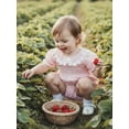 thumbnail image 6 of Cenuakty Toddler 0-18M Girls Romper, Short Sleeve Doll Collar Plaid Flower Infant Bodysuit Summer Clothes, 6 of 9
