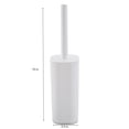 thumbnail image 5 of Bath Bliss Acrylic Square Toilet Brush and Holder Set in White, 5 of 6