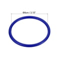 thumbnail image 2 of Uxcell 8cm Plastic Carnival Ringtoss Rings Hoop Party Favor Game, Blue 24 Pack, 2 of 5