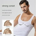 thumbnail image 3 of For Men's Compression Shirt,2.0 Mens Big and TallHigh-Performance Slimming Vest,Athletic Compression Shirts Sleeveless for Workout Sports, 3 of 7