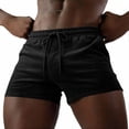 thumbnail image 2 of 4 Inch Inseam Shorts Men Vintage Corduroy Summer Shorts | Slim Fit Mid Waisted Booty Shorts with Zipper Fashion Casual Short Pants (Black,XXL), 2 of 6