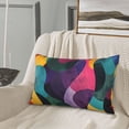 thumbnail image 5 of Daiia Vibrant Abstract Flow Bedding Waterproof Pillow Protector Zippered Queen – Bed Bug Proof Pillow Encasement-14"x20", 5 of 6