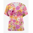 thumbnail image 5 of Batas quirúrgicas nuevas con estampado de dibujos animados para mujer, trajes veterinarios de princesa Barbie esmerilados para hombres, blusas esmeriladas para mujeres médicas, 5 of 5