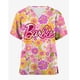 thumbnail image 5 of Batas quirúrgicas nuevas con estampado de dibujos animados para mujer, trajes veterinarios de princesa Barbie esmerilados para hombres, blusas esmeriladas para mujeres médicas, 5 of 5