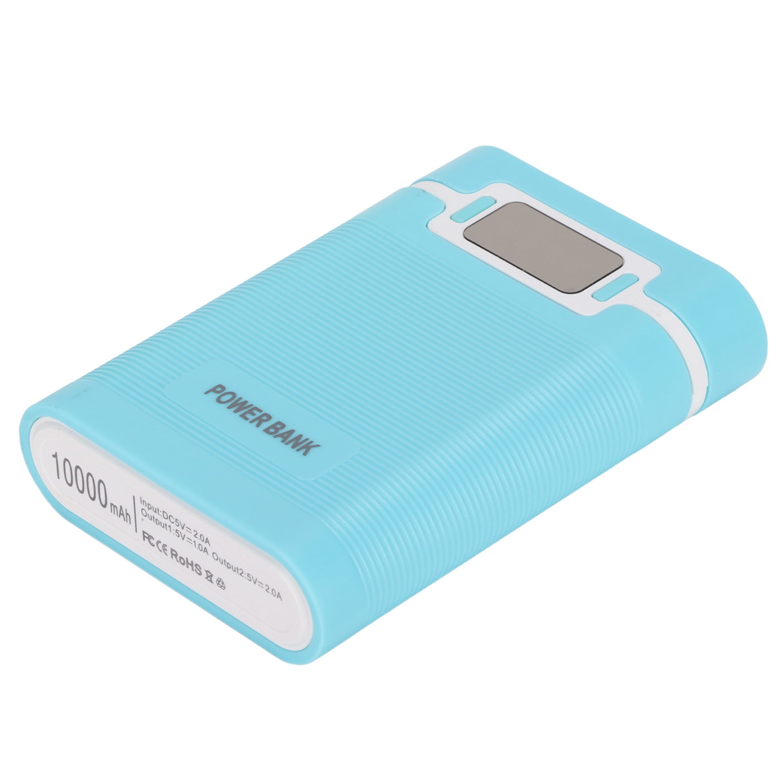 Battery Power Bank Case,DIY Mobile 18650 Battery Portable Charger Battery Box Built for the Future