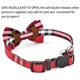 thumbnail image 2 of Juego de 2 collares para gatos con bonita pajarita y cascabel para gatitos y algunos cachorros, ajustable de 7,8 a 10,5 pulgadas (rojo + rosa) Feliz Sencillez, 2 of 5
