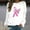 White, variant on Wowen's Graphic Crewneck Shirts Casual Pullover Blouse Fall Winter Comfy Long Sleeve Shirts Loose Casual Breast Cancer Print Tops Black L