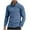 Blue, variant on YABCSAZ Quarter Zip Pullover Men 1/4 Zip Golf Jacket Fleece Lined Water Resistant Sweatshirt Winter