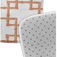 thumbnail image 3 of Simply Daisy 24" x 17" Plush Microfiber Orange Bamboo Bath Mat, 3 of 3