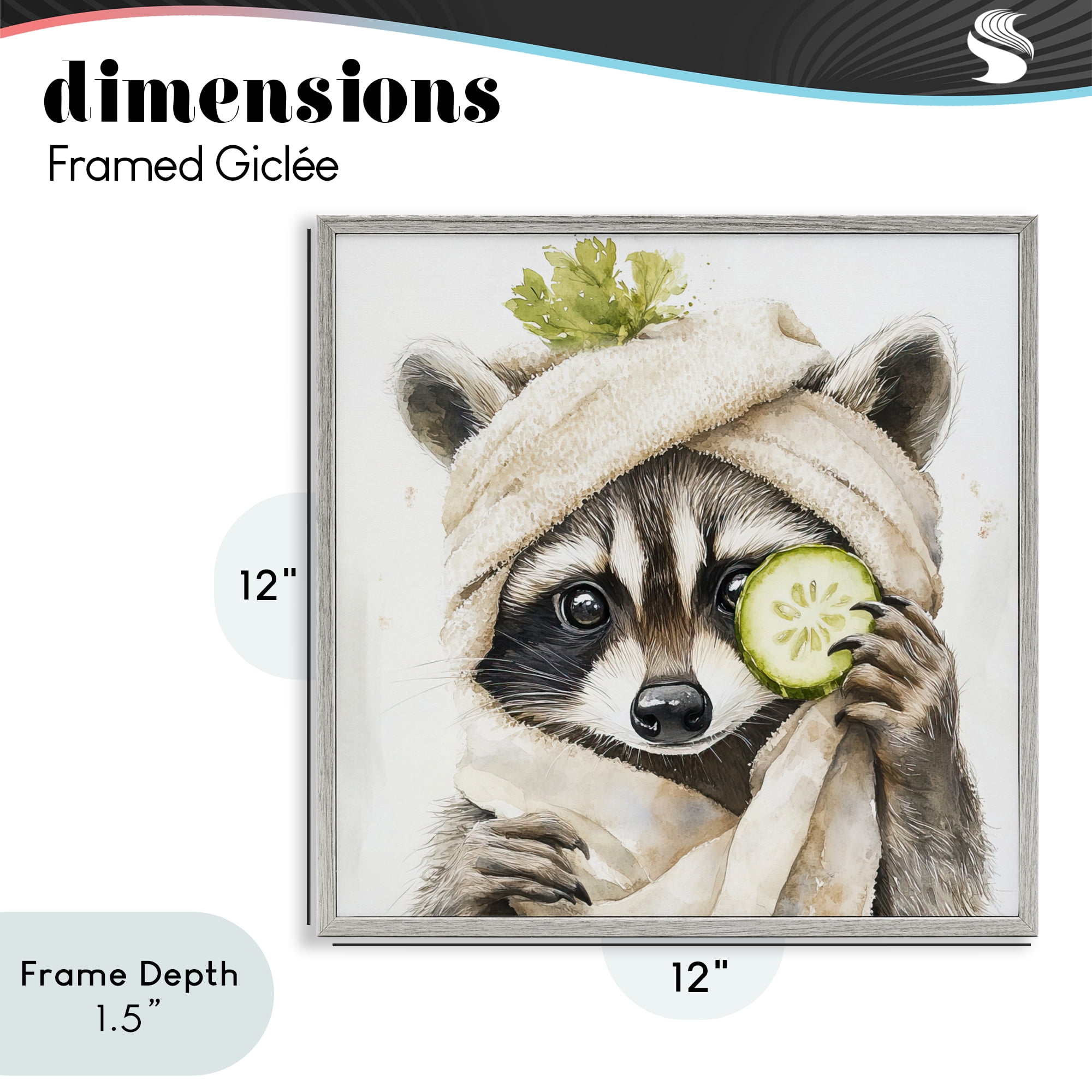 Stupell Industries Time To Depuff Self Care Gray Framed Giclee Art, design by Tina LeCour