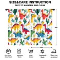 thumbnail image 2 of Blackout Kids Curtains,Cute Dinosaur Pattern Childrens Insulated Curtains Set Of 2,Bedroom Essentials,Toddler Room Decor 52x84in(132x213cm), 2 of 4