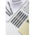 thumbnail image 4 of TEMOGU-Retractable Silent Click Gel Pens For Journaling, Smooth Writing, Black Gel Ink Medium Point Pen (0.7 mm), Pack of 8, 4 of 4