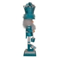 thumbnail image 2 of Kurt Adler 18-Inch Hollywood Blue Giftbox Soldier Nutcracker, 2 of 4