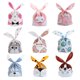 thumbnail image 2 of 10/25/50 piezas de bolsas de plástico para dulces, galletas, lindas bolsas de cartón con forma de orejas de conejo, galletas, bocadillos, suministros para hornear, regalos para niños al por mayor, 2 of 5